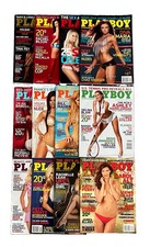PLAYBOY Magazine Complete Year 2008 –12 Issues W/ CENTERFOLDS picture