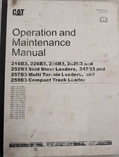 CAT 216B3 226B3 236B3 242B3 252B3 247B3 257B3 259B3 OPERATION MAINTENANCE MANUAL picture