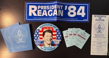 Ronald Reagan Inauguration Day 1981 Button and Memorabilia picture
