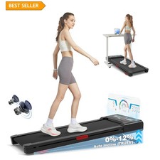 Heavy-Duty Under Desk Treadmill with 12% Incline | 450 lbs Capacity & RGB Screen picture