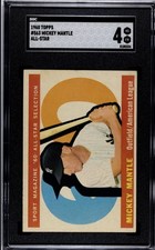 1960 Topps #563 Mickey Mantle SGC 4 picture