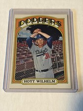 Topps 1972 Hoyt Wilhelm #777 Los Angeles Dodgers MLB Baseball Card High # picture