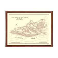 Old Map of Hilton Head Island, SC 1861 - Vintage Hilton Head picture