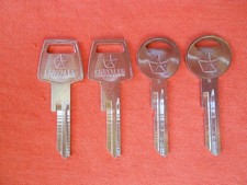 4 DODGE CHRYSLER PLYMOUTH MOPAR NOS KEY BLANKS 1967 picture