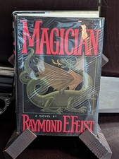 Raymond E Feist Magician Signed Inscribed HC Mylar 1982 BCE N01 Gutter Code LN picture