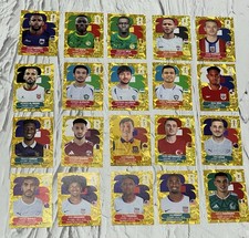 20x Panini FIFA Soccer World Cup 2026 Mix of Gold Crumple Stickers picture