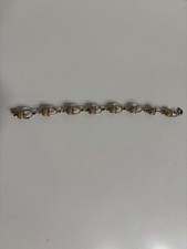 Vintage Nantucket Basket Bracelet Gold Tone  7” good condition picture