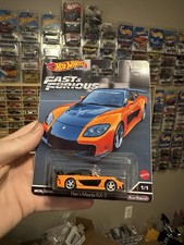 Hot Wheels Premium CUSTOM Fast Furious Tokyo Drift Hans Mazda Rx7 VeilSide 1/64 picture