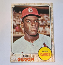 Topps 1968 Bob Gibson #100 St. Louis Cardinals Baseball Card Base Set picture