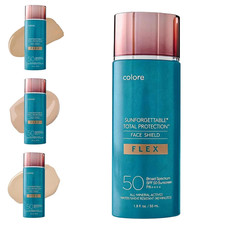 2PCS NEW Colorescience Face Shield Flex SPF50 Sunforgettable Broad Spectrum SPF picture