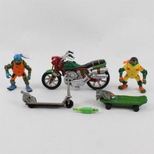 Lot Of 6 Playmates 2002-2003 Teenage Mutant Ninja Turtles Figures & Vehicles picture