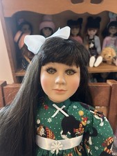 My Twinn Audrey, Green Eyes, Dk. BRN. Wig , Beautiful Condition picture