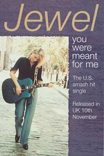Vintage 1995 Jewel You Were Meant For Me US Smash Hit Music Poster 36 x 24 picture
