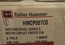 NEW CUTLER-HAMMER HMCP007C0C HMCP 7 AMP CIRCUIT BREAKER Series C *NEW* picture