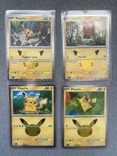 Pikachu 30th Anniversary Celebration Pokemon TCG Pikachu Holo (05, 16, 17 & 28) picture