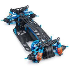 Upgraded Metal Alloy Carbon Racing Chassis Frame Kit For TT01 TT-01 1/10 RC Car picture