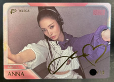 2026 Teleca MEOVV Anna /15 Sig Golden Facsimile Autograph 미야오 안나 1st Rookie  picture