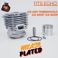 DUKE'S NIKASIL CYLINDER KIT FITS ECHO CS-620P, UPGRADES CS-590, CS-600P 45MM picture