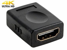 SatelliteSale Digital HDMI Female to Female HDMI Coupler PVC Black Adapter picture