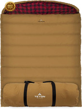 Teton Mammoth Queen Size Double Sleeping Bag- a Warm Bag the Whole Family Can En picture