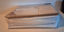 Elegant Comfort Queen 4 Pc Sheet Set Egyptian Cotton White Deep Fitted picture