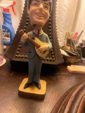 1964 vintage Beatles car mascot bobblehead Paul McCartney picture