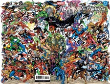 JLA/AVENGERS #3 FACSIMILE EDITION WRAPAROUND MAIN COVER (MARVEL COMICS 2026) picture