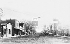 Main Street View Pierce Nebraska NE - Reprint picture