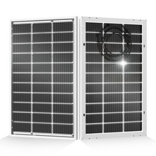 ECO-WORTHY 200 Watt Bifacial Solar 100W 2-Pack Panel, Black picture