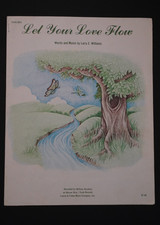 VTG 1975 BELLAMY BROTHERS LET YOUR LOVE FLOW SHEET MUSIC picture
