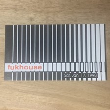 RARE Vintage Toronto FUKHOUSE Rave Party Flyer 1998 Felix Da Housecat, Twonz picture