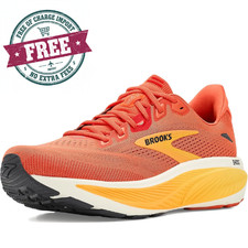 B rooks Ghost 18 Men's Tigerlily/Orange/Pearl, D - Medium, New With Box  picture