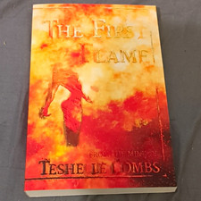 The First Flame Teshe Le Combs Signed Inscribed Paperback YA Fiction English picture