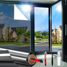 One Way Window Privacy Film Mirror Reflective Tint UV Heat Control Static Cling picture