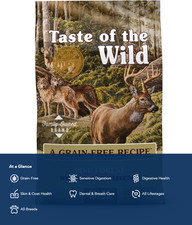 Taste of the Wild Pine Forest Grain-Free Dry Dog Food, 28-lb bag picture