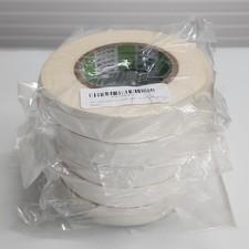 (QTY 5) Nitto T11344 P-02 Double-Sided Kraft Paper Tape 1 in. x 36 yds, White picture