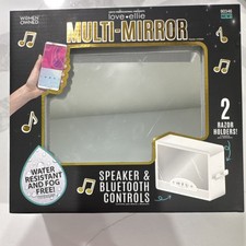 love•ellie ellie Multi-Mirror White Bathroom Mirror Fogless Bluetooth Speaker picture