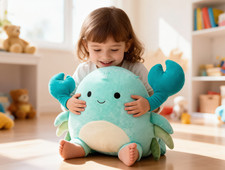 Squishmallows Xandra Blue Crab 14” Plush Official Jazwares Soft Stuffed Animal picture