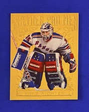 1994-95 Fleer Ultra Mike Richter Premier Pad Men Gold Embossed Hockey Card #5 picture