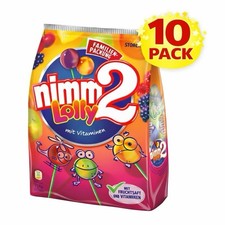 10 x 120g Bags Storck nimm2 Lolly Lollipop with vitamins New from Germany picture