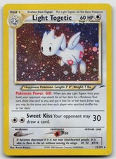 Light Togetic 15/105 Rare Neo Destiny Pokemon Unlimited Holo Heavily Played picture