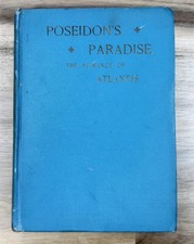 Poseidon’s Paradise: The Romance of Atlantis 1892 Elizabeth Birkmaier 1st Signed picture