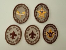 BSA Boy Scouts 2010 Anniversary Rank Patch Lot Tenderfoot Second Class Star picture