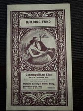 1920s Fundraising Pamphlet Detroit Michigan picture