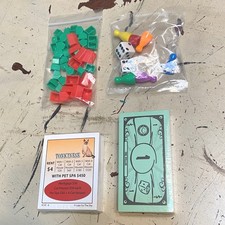 Cat-Opoly Board Game Replacement Pieces Tokens Dice Houses Hotels Deeds Money picture