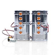 1/14TAMIYA 56344 56301 Degree Electroplate Metal Air Filter for RC Tractor Truck picture