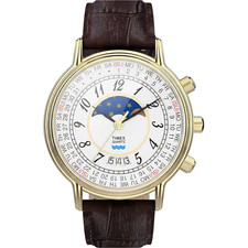 Limited Edition Timex 1990 Moon Phase and Calendar Dial Reissue TW2Y99000 picture
