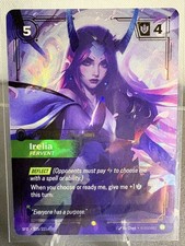 Riftbound Spiritforged Irelia Fervent 225/221 Overnumbered Showcase Foil picture