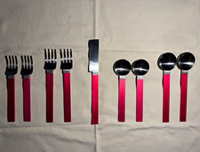 Vintage and very rare 80’s Sasaki & David Tisdale 9pc  Flatware set picture