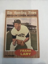 1962 Topps - All-Star Frank Lary #474 All-Star EX picture